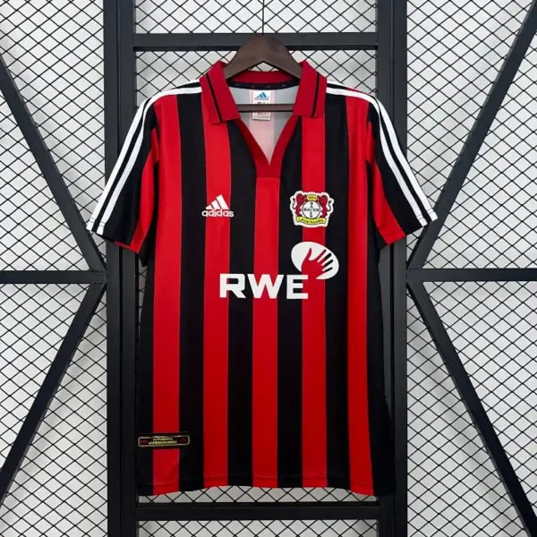 Bayer Leverkusen 2001/02 Retro Home Kit - Football shirt