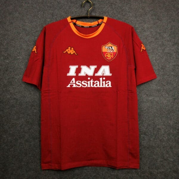AS ROMA 2000/2001 Home Kit - Football shirt